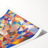 Extra large wall art featuring line art flowers in monochrome, rolled print format, suitable for large living room decor.