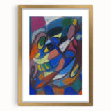 Extra large abstract art print in textured style with muted earth tones on a framed canvas, ideal for living room decor.