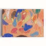 Large black and white abstract art on stretched canvas, suited for kitchen wall art with minimalist design.