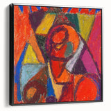 Black and white landscape art painting on framed canvas, featuring a vintage poster style, ideal for bedroom wall decor.