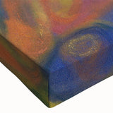 Large art featuring a black and white landscape painting on stretched canvas, ideal for bedroom wall decor.