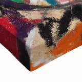 Large art featuring a black and white landscape painting on stretched canvas, ideal for bedroom wall decor.