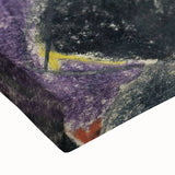 Large art of a black and white landscape painting on stretched canvas, ideal for bedroom wall decor.