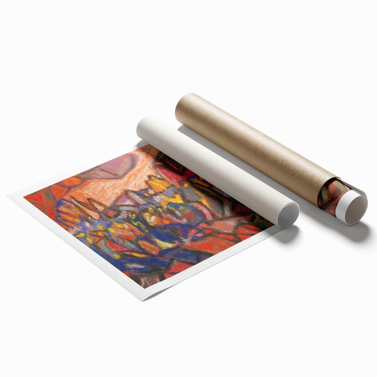 Extra large floral art on rolled print canvas, featuring soft pastel colors, ideal for classy bathroom wall art.