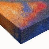 Large art black and white landscape painting on stretched canvas, ideal for bedroom wall decor.