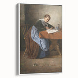 Vintage poster art featuring colorful abstract design on a large framed canvas, ideal for living room decor.