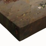 Large art of a black and white abstract landscape on stretched canvas, ideal for bedroom wall decor.