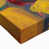 Large art of a black and white landscape painting on stretched canvas, suitable for bedroom wall decor.