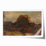 Rolled print of abstract floral design in soft pastel shades, suitable for art wall dining room or classy bathroom wall art.