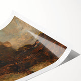 Extra large rolled print of line art flowers in black and white, ideal for large living room wall art.