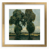 Extra large abstract art print in textured style with muted earth tones, framed in gold, ideal for living room decor.