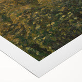 Art deco poster featuring geometric shapes in bold red and black on a rolled canvas, suitable for dining room wall art.