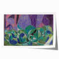 Rolled print of Adolf Holzel's abstract floral design in soft pastel colors, ideal for art wall dining room.