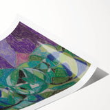 Extra large wall art featuring line art flowers in black and white, ideal for large living room decor.