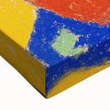 Large art canvas depicting a black and white abstract landscape, ideal for bedroom wall decor.