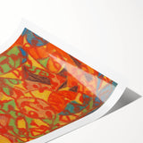 Extra large wall art featuring line art flowers in black on a white background, ideal for large living room wall decor.