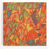 Large black and white abstract canvas print featuring geometric shapes, ideal for kitchen wall art.