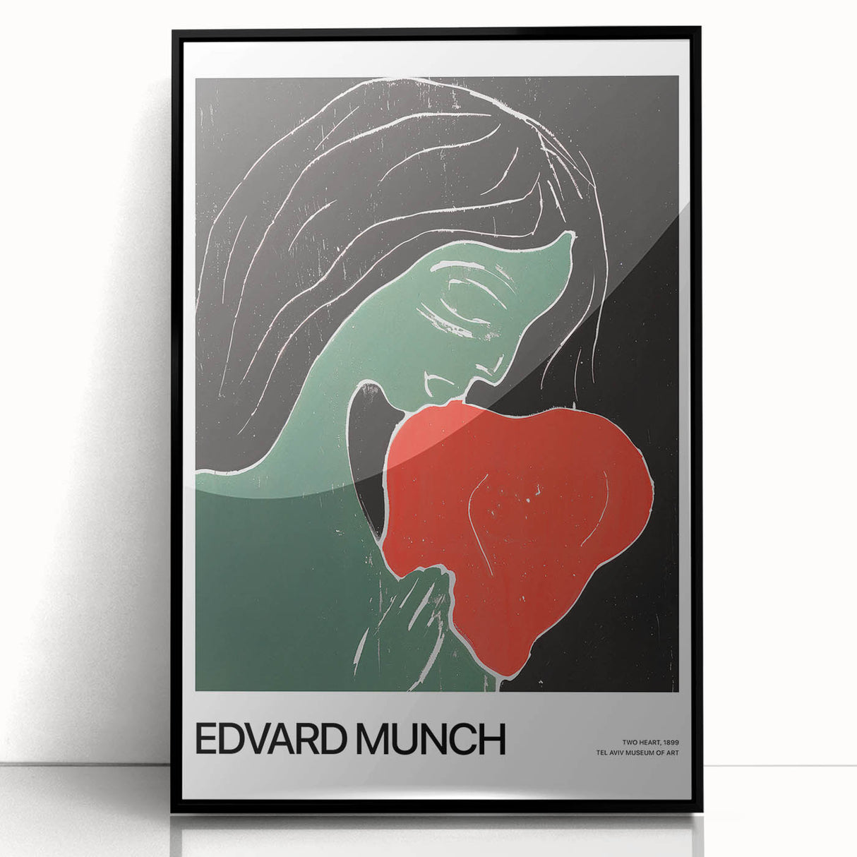 Large abstract wall art featuring swirling black and white patterns on a framed acrylic, suited for modern home decor.