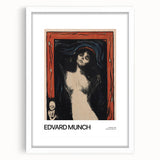 Abstract art print featuring muted earth tones on a white framed canvas, ideal for dining room decor.