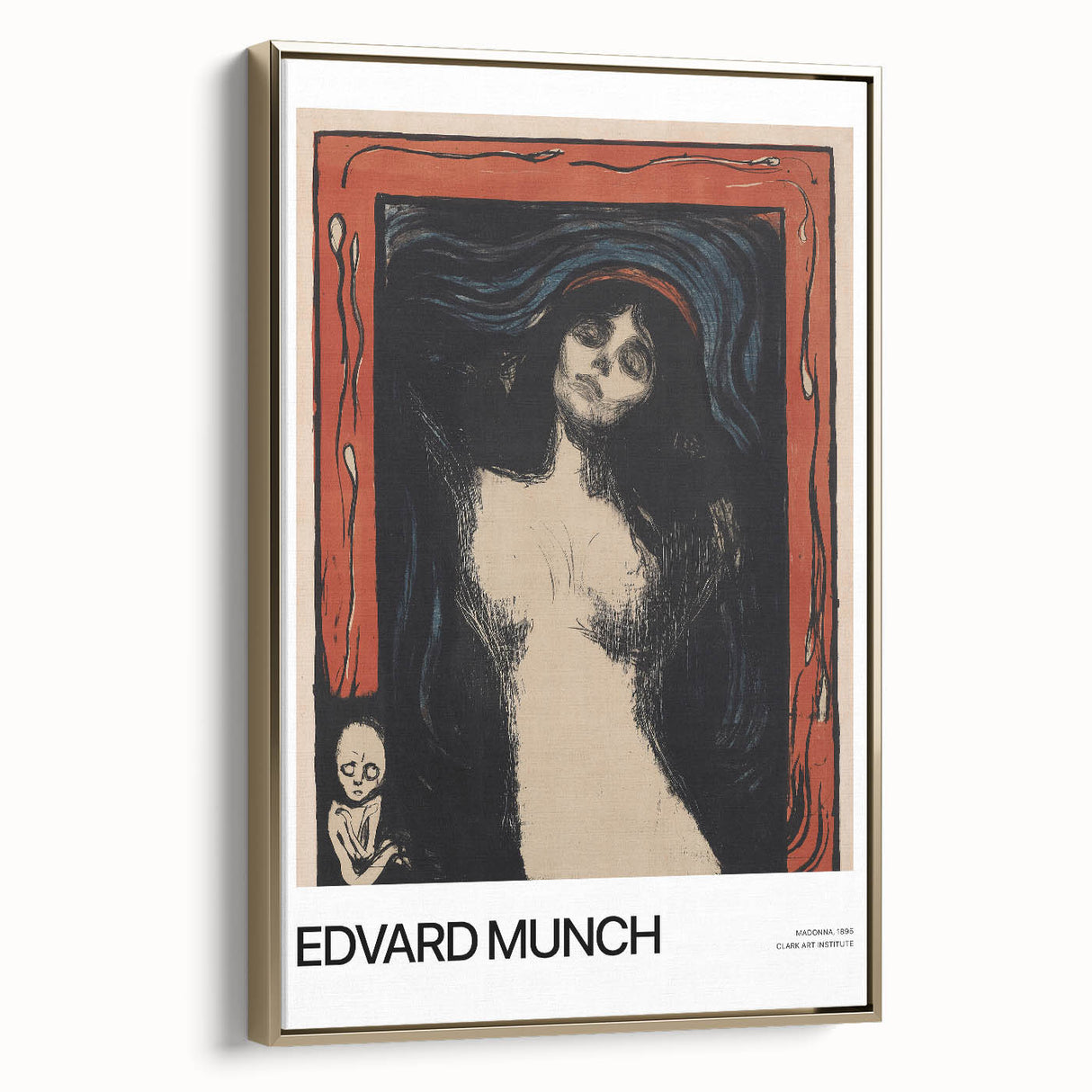 Framed canvas featuring a landscape art painting in muted earth tones, ideal for bedroom wall art.