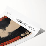 Extra large wall art featuring line art flowers in black on white, rolled print format, suitable for large living room decor.