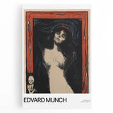 Large black and white abstract canvas art, ideal for kitchen wall decor.