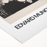 Art deco poster featuring an abstract design in bold red and black tones on rolled canvas, suitable for dining room decor.