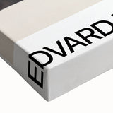 Large art featuring a black and white landscape painting on stretched canvas, ideal for bedroom wall decor.