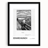 Extra large colorful abstract art print with textured design on black framed canvas, ideal for living room decor.