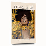 Large abstract wall art inspired by Gustav Klimt, featuring gold and black swirls on acrylic glass.