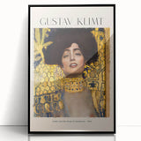 Large abstract wall art featuring mid-century modernist designs in muted gold and black tones on framed acrylic.