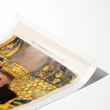 Extra large wall art featuring line art flowers in gold and black on a rolled canvas, suitable for large living room spaces.