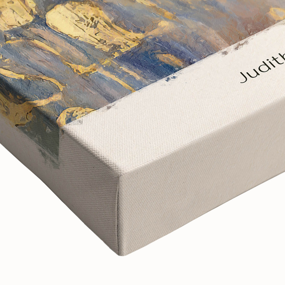 Large art canvas featuring a black and white Gustav Klimt landscape, ideal for bedroom wall decor.