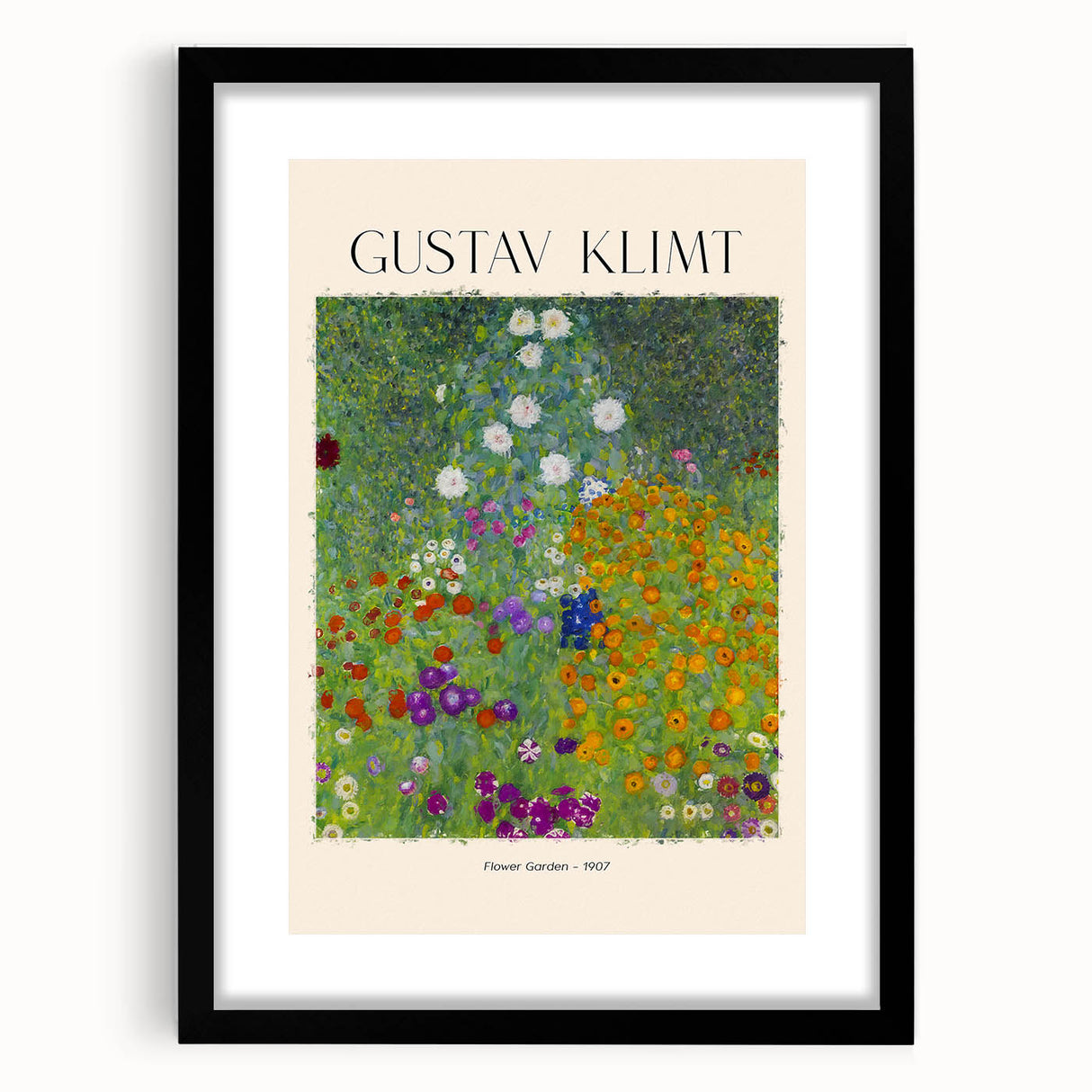 Extra large, textured abstract art print featuring colorful, swirling patterns on a black framed canvas.