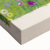 Large art featuring a black and white landscape painting on stretched canvas, suitable for bedroom wall decor.