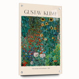 Large abstract wall art on acrylic glass depicting vibrant gold and blue swirls.