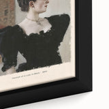 Extra large black wall art featuring a Gustav Klimt-inspired colorful, textured design on a framed canvas.