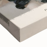 Large art featuring a black and white landscape painting on stretched canvas, suitable for bedroom wall decor.