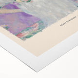 Art deco poster featuring a Gustav Klimt design in gold and black tones on rolled canvas, suitable for dining room walls.