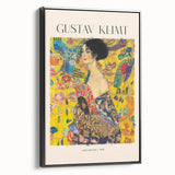 Black and white framed canvas featuring a vintage poster art style landscape, ideal for bedroom wall decor.