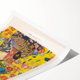 Extra large rolled print featuring line art flowers in soft pastel hues, ideal for large living room wall art.