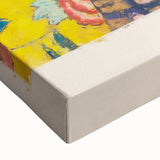 Large art featuring a black and white landscape painting on stretched canvas, suitable for bedroom wall decor.