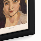 Extra large framed canvas featuring a black background with colorful, textured abstract shapes, ideal for living room decor.