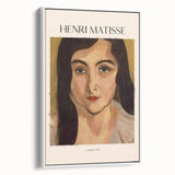 Framed canvas of a vintage-style landscape painting with muted earth tones, ideal for bedroom wall art.