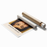 Extra large rolled print of Henri Matisse-style floral art in vibrant colors.