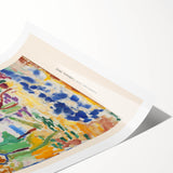 Extra large wall art featuring line art flowers in black on white, rolled print format, suitable for large living room decor.