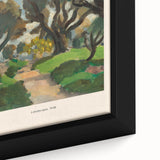 Extra large framed canvas featuring a textured, colorful abstract design in a black background, ideal for living room decor.