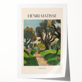 Rolled print of a Henri Matisse-inspired floral design in vibrant colors, ideal for art wall dining room.