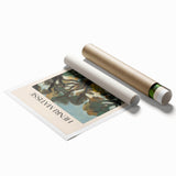 Extra large rolled print featuring a Henri Matisse-inspired floral design in vibrant colors.