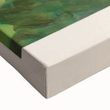 Large art of a black and white landscape painting on stretched canvas, suitable for bedroom wall decor.